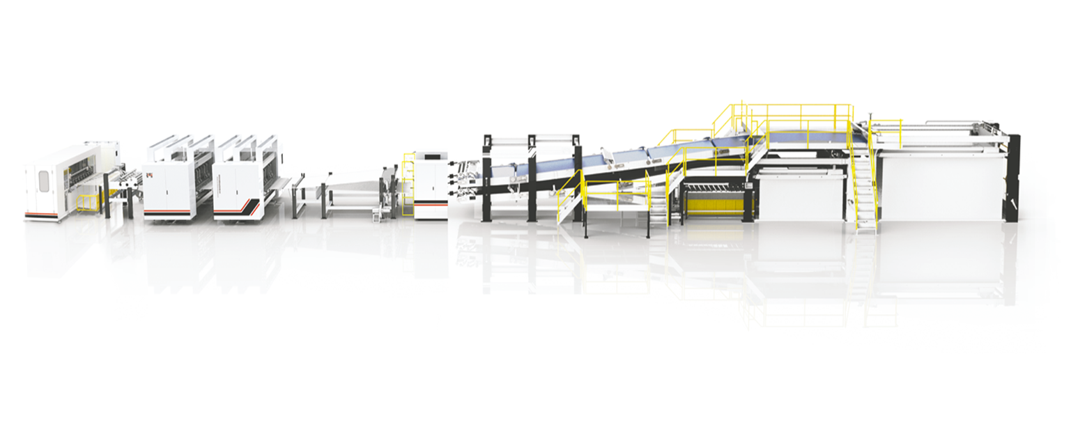 瓦楞纸板出产线干部设备解决规划九